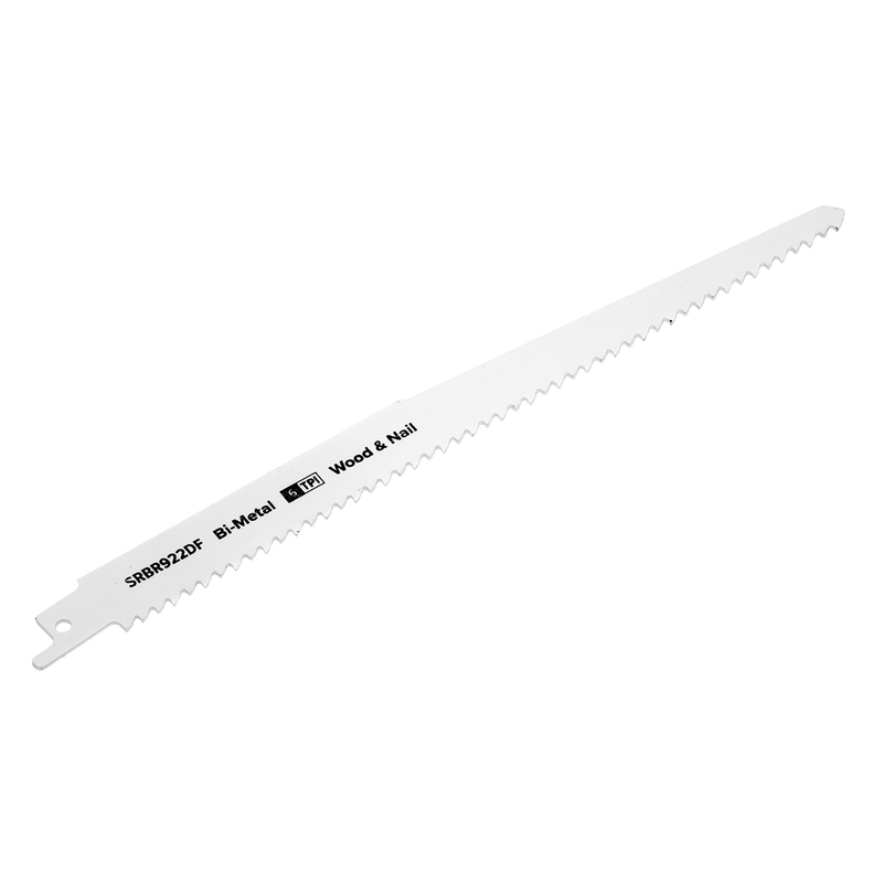Sealey SRBR922DF Reciprocating Saw Blade for Wood & Nails 230mm 6tpi - Pack of 5 - SRBR922DF - Sealey Tools UK - Trade Counter Direct