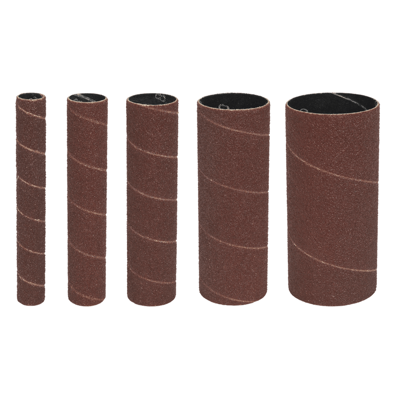 Sealey SS5ASS Assorted Sanding Sleeves 80 Grit - Pack of 5 - SS5ASS - Sealey Tools UK - Trade Counter Direct