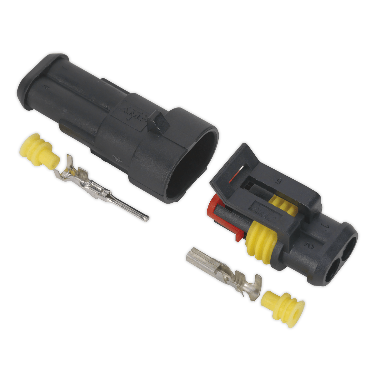 Sealey SSC2MF Superseal Male & Female Connector 2 - Way 1pr - SSC2MF - Sealey Tools UK - Trade Counter Direct