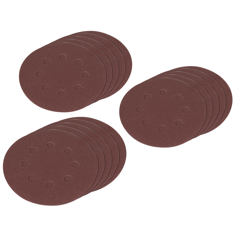 Sealey SSDS02 Hook-and-Loop Sanding Disc Set 125mm 10pc - SSDS02 - Sealey Tools UK - Trade Counter Direct