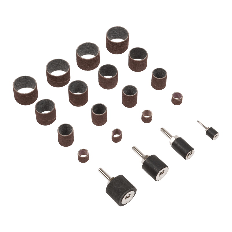 Sealey SSK20 Spiral Band Sanding Kit 20pc - SSK20 - Sealey Tools UK - Trade Counter Direct