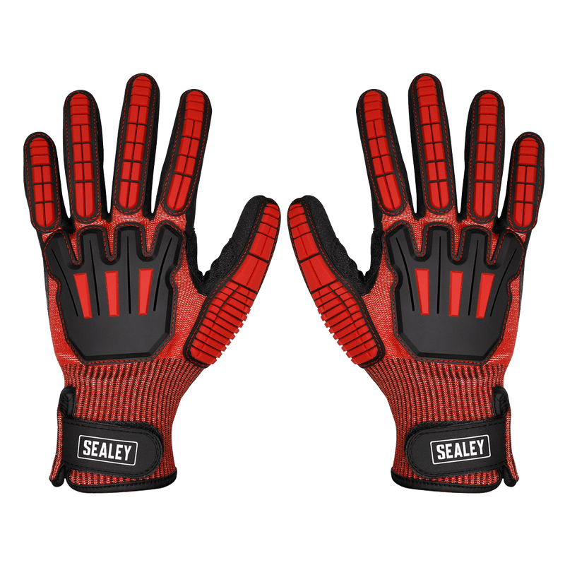 Sealey SSP38L Cut & Impact Resistant Gloves, Large - Pair - SSP38L - Sealey Tools UK - Trade Counter Direct