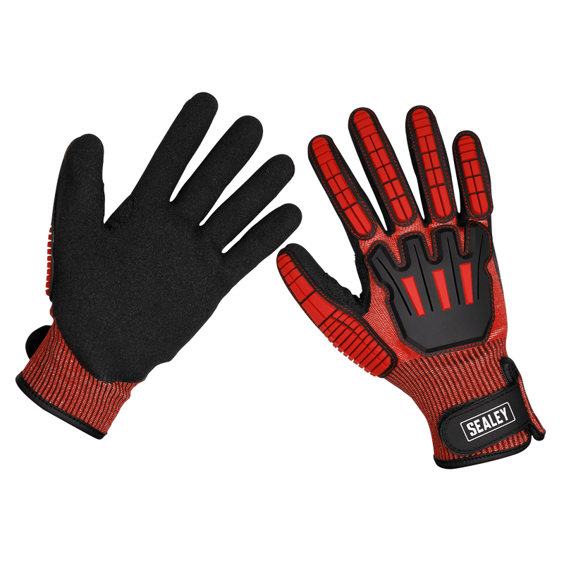 Sealey SSP38XL Cut & Impact Resistant Gloves, X-Large - Pair - SSP38XL - Sealey Tools UK - Trade Counter Direct