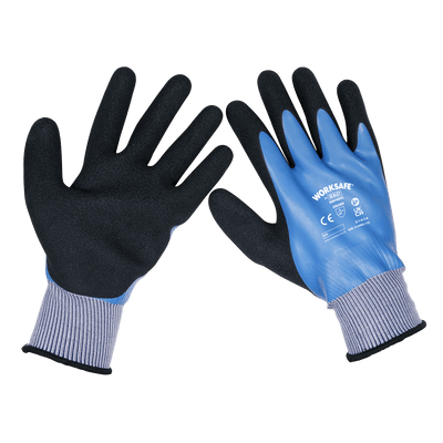 Sealey SSP49XL Worksafe® Waterproof Latex Gloves, X-Large - Pair - SSP49XL - Sealey Tools UK - Trade Counter Direct