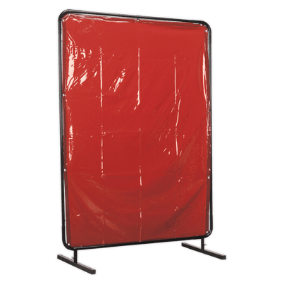 Sealey SSP99 Workshop Welding Curtain & Frame 1.3 x 1.75m - EN ISO 25980:2014 - SSP99 - Sealey Tools UK - Trade Counter Direct