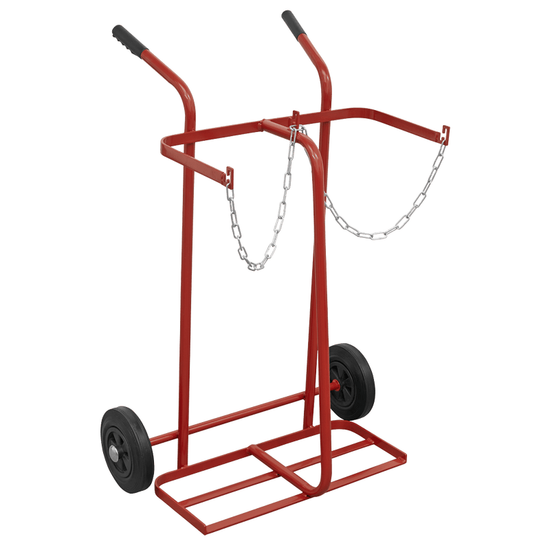 Sealey ST28/B Double Gas Cylinder Trolley - ST28/B - Sealey Tools UK - Trade Counter Direct