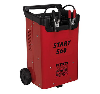 Sealey START560 Starter/Charger 560/90Amp 12/24V 230V - Battery Maintenance - SLY-17022 - Sealey Tools UK - Trade Counter Direct