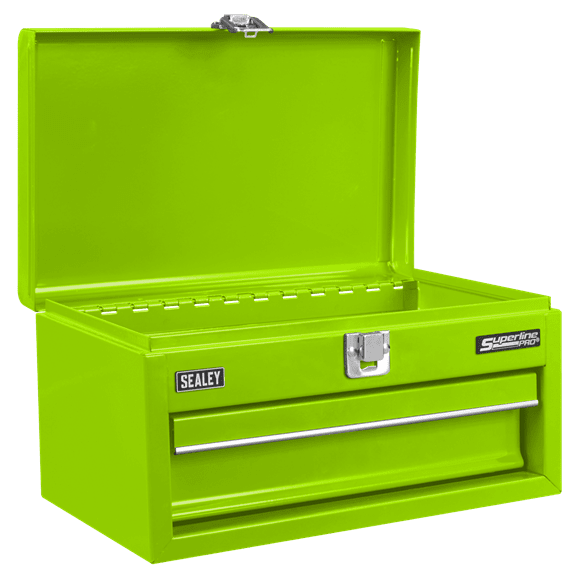 Sealey Superline Pro® Mini Toolbox with Drawer - Green - APMTB3 - APMTB3 - Sealey Tools UK - Trade Counter Direct