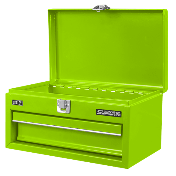 Sealey Superline Pro® Mini Toolbox with Drawer - Green - APMTB3 - APMTB3 - Sealey Tools UK - Trade Counter Direct