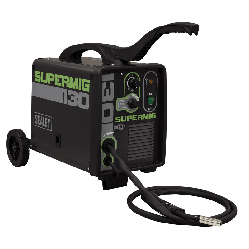 Sealey SUPERMIG130 Mini Portable Gas/Gasless MIG Welder 130A 230V - SUPERMIG130 - Sealey Tools UK - Trade Counter Direct
