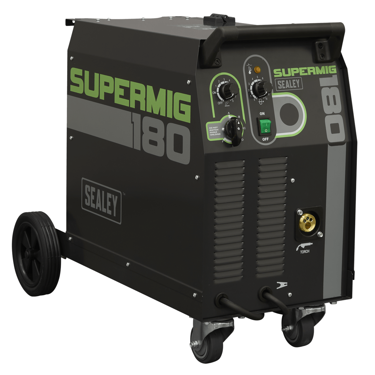 Sealey SUPERMIG180 Professional Gas/Gasless MIG Welder with Binzel® Euro Torch 180A 230V - SUPERMIG180 - Sealey Tools UK - Trade Counter Direct