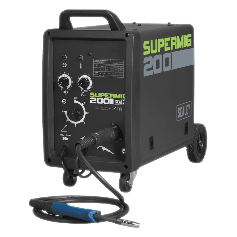 Sealey SUPERMIG200 200A Professional MIG Welder with Binzel® Euro Torch - SUPERMIG200 - Sealey Tools UK - Trade Counter Direct