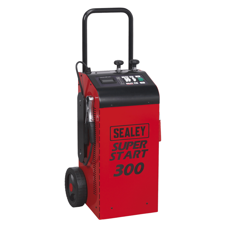 Sealey SUPERSTART300 Starter/Charger 300Amp 12/24V - SUPERSTART300 - Sealey Tools UK - Trade Counter Direct