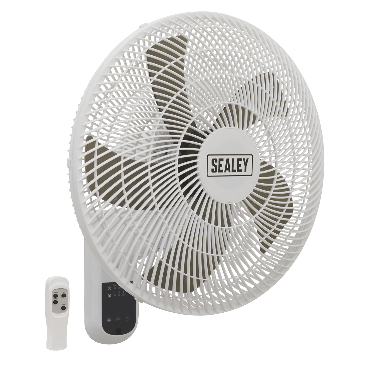 Sealey SWF16WR Wall Fan 3 - Speed 16" with Remote Control 230V - SWF16WR - Sealey Tools UK - Trade Counter Direct