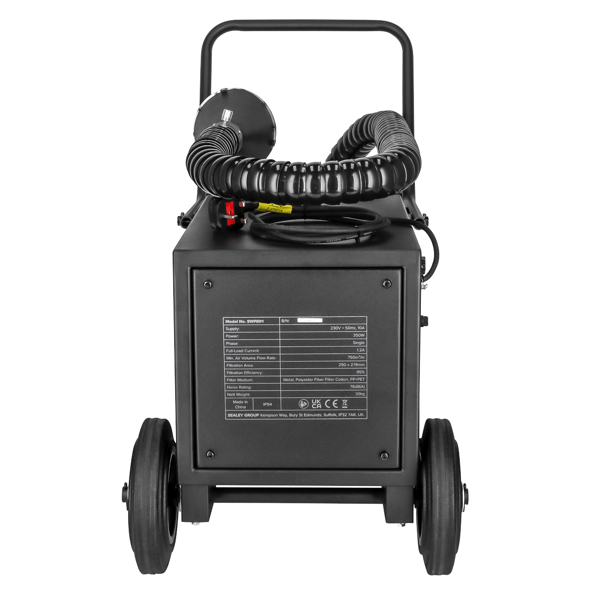 Sealey SWFE01 Welding Fume Extractor - SWFE01 - Sealey Tools UK - Trade Counter Direct