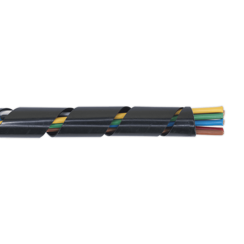 Sealey SWS1428 Spiral Wrap Cable Sleeving Ø14 - 28mm 10m - SWS1428 - Sealey Tools UK - Trade Counter Direct