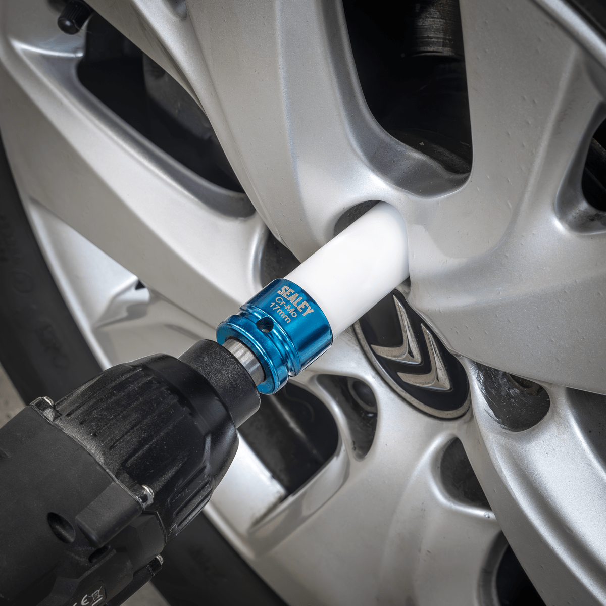 Sealey SX03017 Alloy Wheel Impact Socket 1/2"Sq Drive 17mm - SX03017 - Sealey Tools UK - Trade Counter Direct