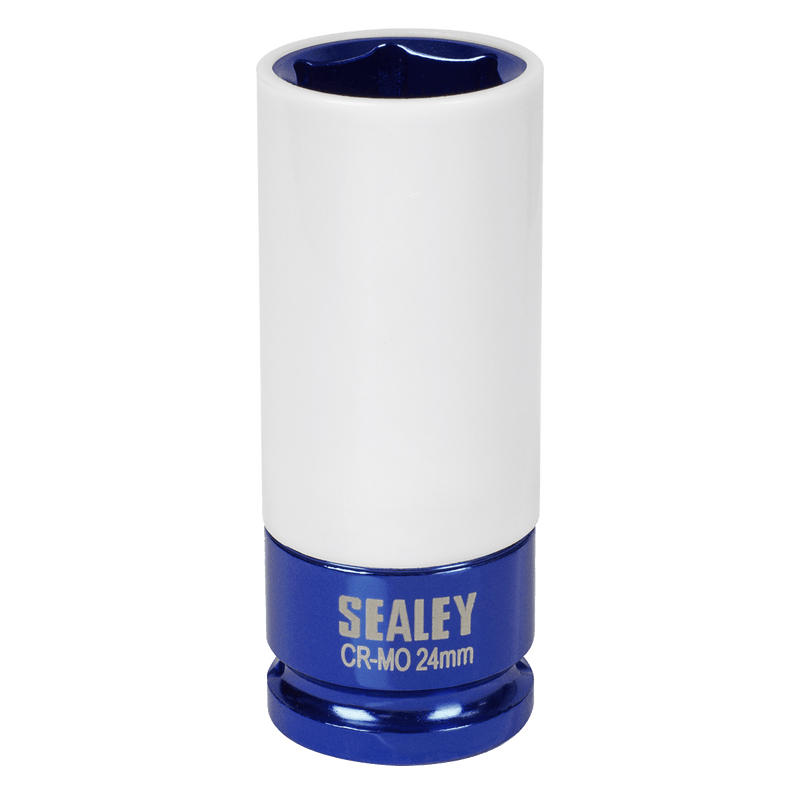 Sealey SX03024 Alloy Wheel Impact Socket 1/2"Sq Drive 24mm - SX03024 - Sealey Tools UK - Trade Counter Direct