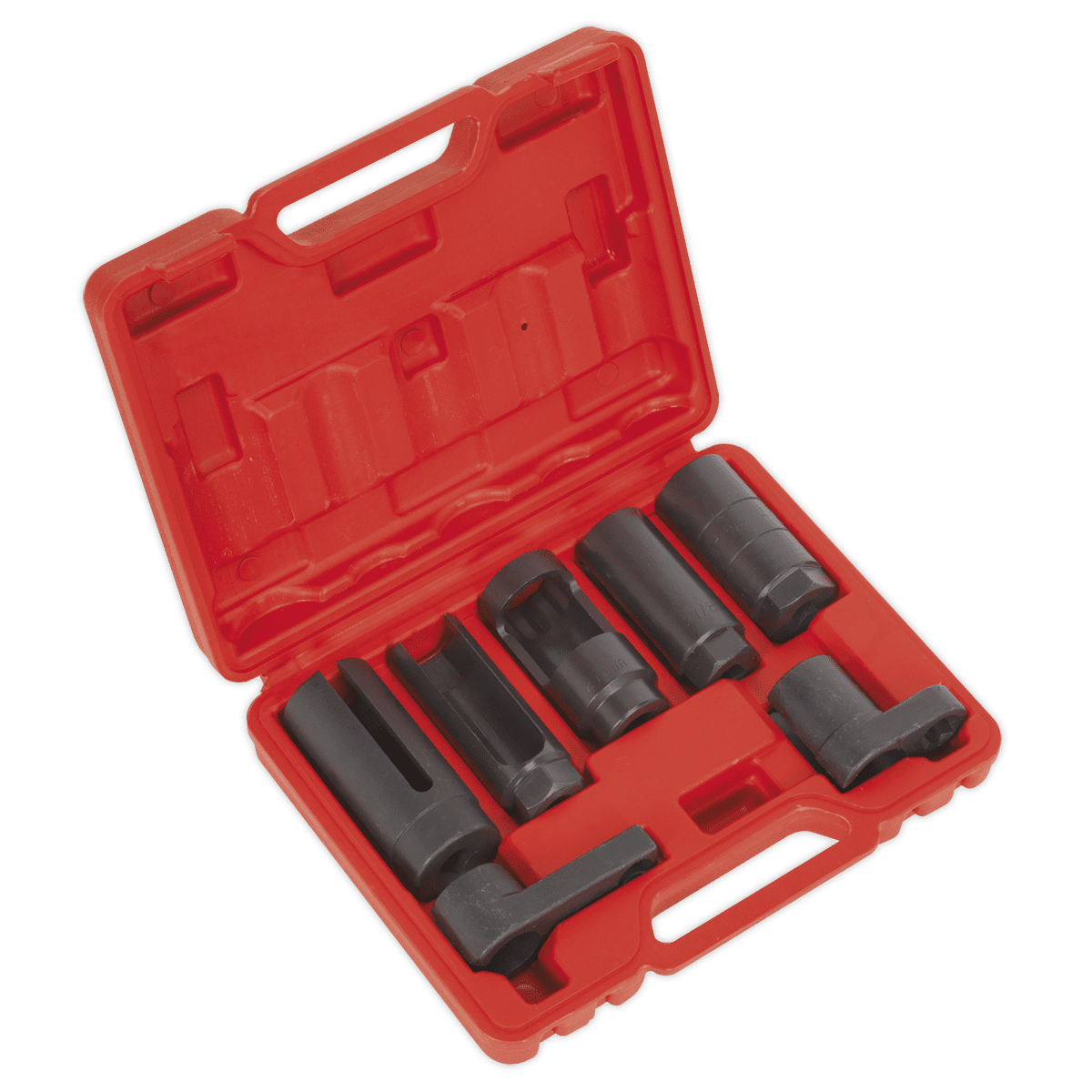 Sealey SX032 Oxygen Sensor Socket Set 7pc 3/8" & 1/2"Sq Drive - SX032 - Sealey Tools UK - Trade Counter Direct