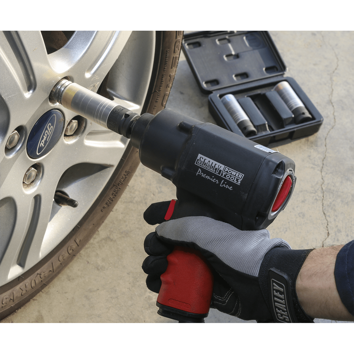 Sealey SX039 Premier Alloy Wheel Ultra-Power Impact Socket Set 1/2"Sq Drive 3pc - SX039 - Sealey Tools UK - Trade Counter Direct
