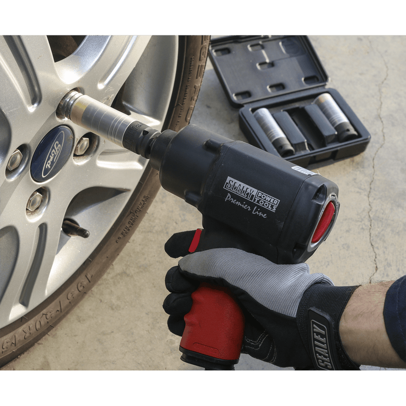 Sealey SX039 Premier Alloy Wheel Ultra-Power Impact Socket Set 1/2"Sq Drive 3pc - SX039 - Sealey Tools UK - Trade Counter Direct
