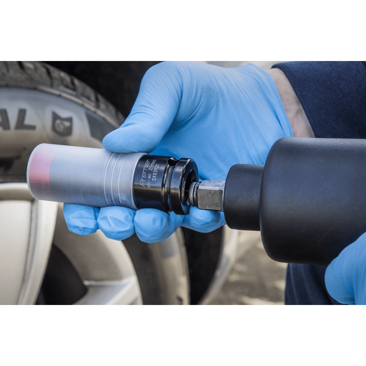 Sealey SX03921 Premier Alloy Wheel Ultra-Power Impact Socket 1/2"Sq Drive 21mm - SX03921 - Sealey Tools UK - Trade Counter Direct