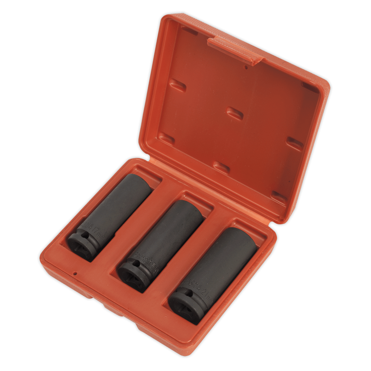 Sealey SX043 Deep Impact Socket Set 1/2"Sq Drive 3pc - SX043 - Sealey Tools UK - Trade Counter Direct
