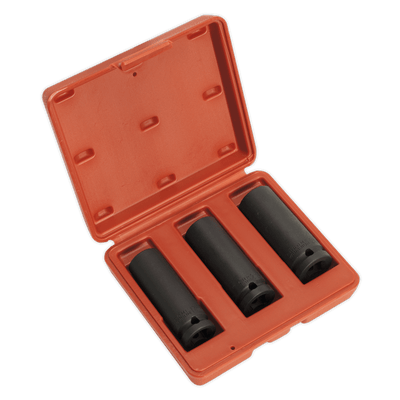 Sealey SX043 Deep Impact Socket Set 1/2"Sq Drive 3pc - SX043 - Sealey Tools UK - Trade Counter Direct