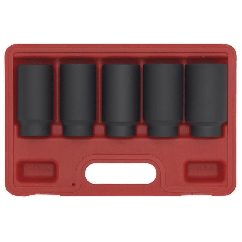 Sealey SX050 Impact Hub Nut Socket Set 1/2"Sq Drive 5pc - SX050 - Sealey Tools UK - Trade Counter Direct