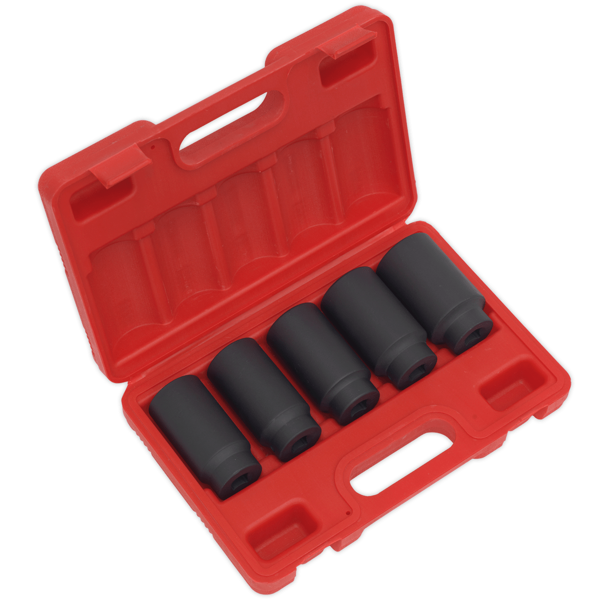 Sealey SX050 Impact Hub Nut Socket Set 1/2"Sq Drive 5pc - SX050 - Sealey Tools UK - Trade Counter Direct