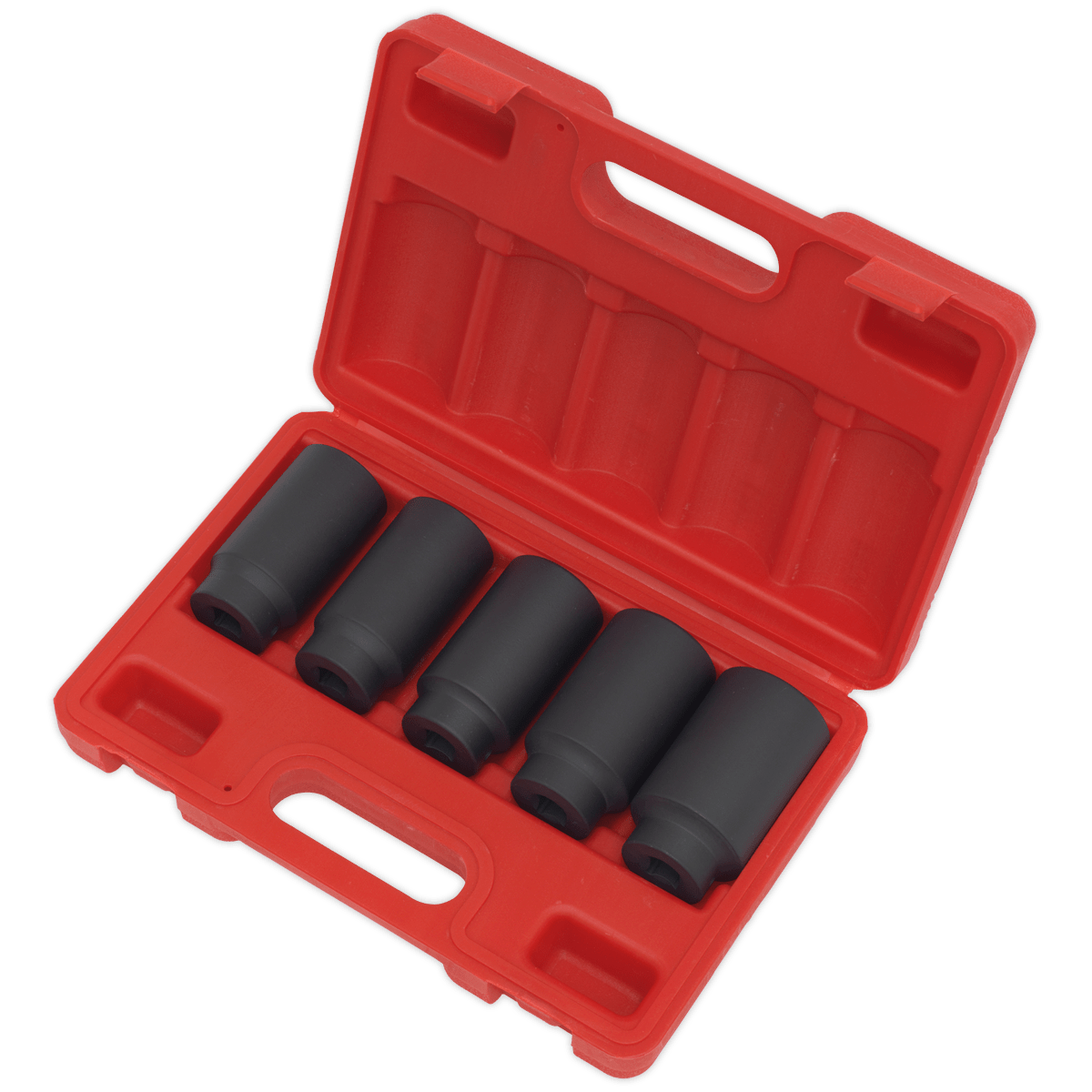 Sealey SX050 Impact Hub Nut Socket Set 1/2"Sq Drive 5pc - SX050 - Sealey Tools UK - Trade Counter Direct