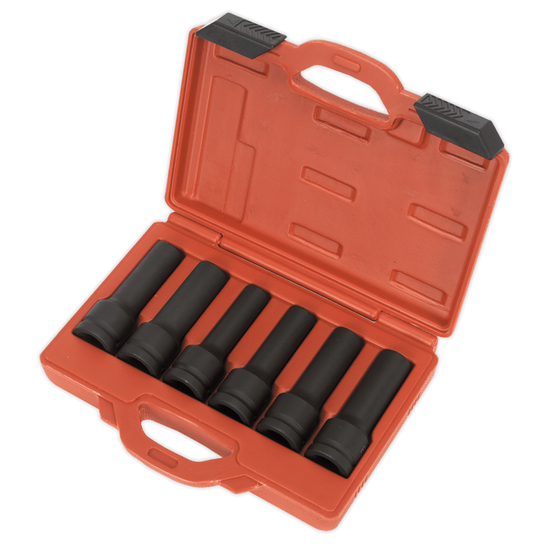 Sealey SX099 Impact & TRX-Star* Female Deep Socket Set 3/4"Sq Drive 12-Point 6pc - SX099 - Sealey Tools UK - Trade Counter Direct