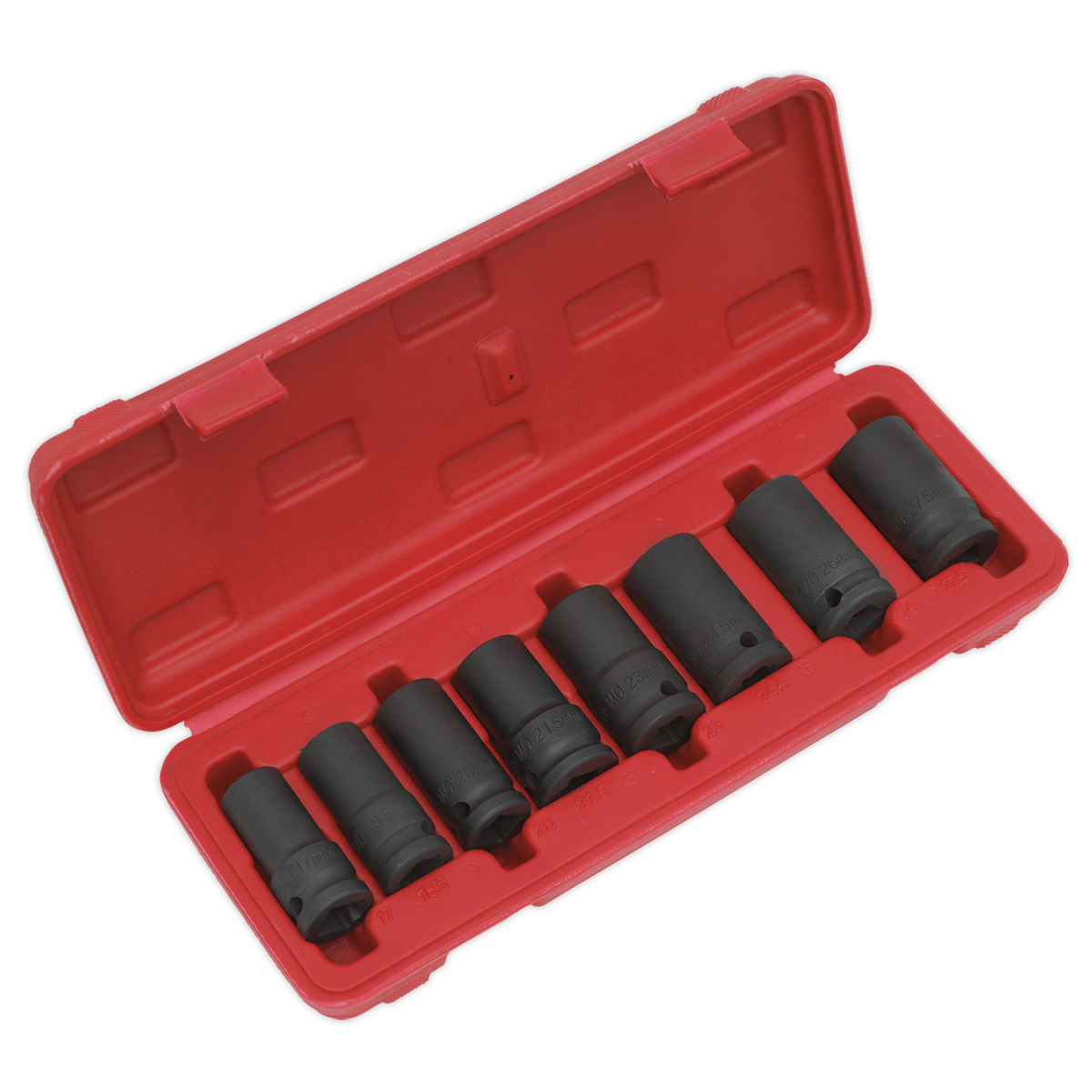 Sealey SX202 Locking Wheel Nut Removal Set 1/2"Sq Drive 8pc - SX202 - Sealey Tools UK - Trade Counter Direct