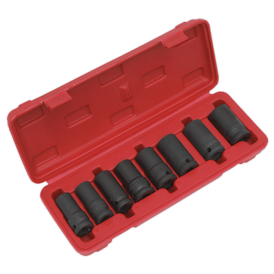 Sealey SX202 Locking Wheel Nut Removal Set 1/2"Sq Drive 8pc - SX202 - Sealey Tools UK - Trade Counter Direct