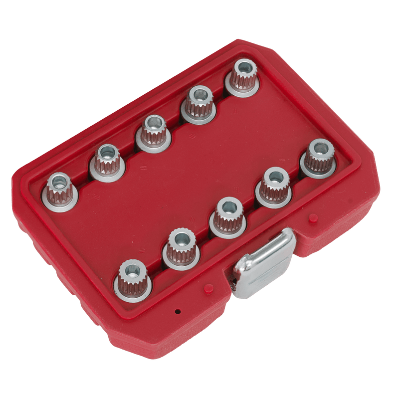 Sealey SX208 Locking Wheel Nut Key Set for BMW & Mini 10pc - SX208 - Sealey Tools UK - Trade Counter Direct