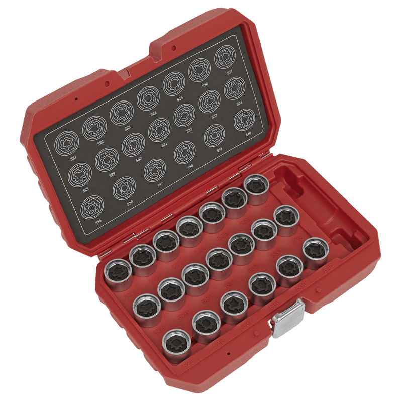 Sealey SX219 Locking Wheel Nut Key Set for VAG 20pc - SX219 - Sealey Tools UK - Trade Counter Direct