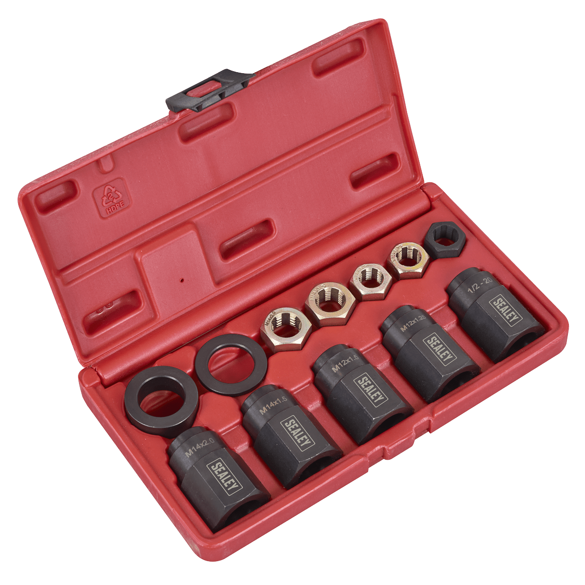 Sealey SX228 Wheel Stud Installer Kit 12pc - SX228 - Sealey Tools UK - Trade Counter Direct