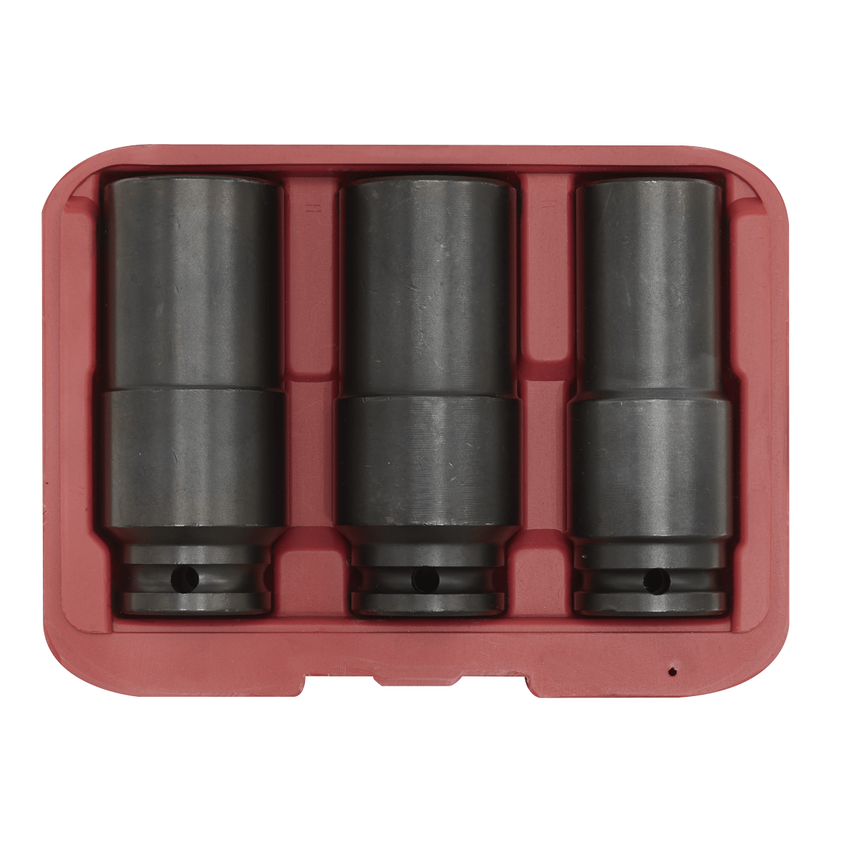 Sealey SX319 Deep-Weighted Impact Socket Set 1/2"Sq Drive 3pc - SX319 - Sealey Tools UK - Trade Counter Direct