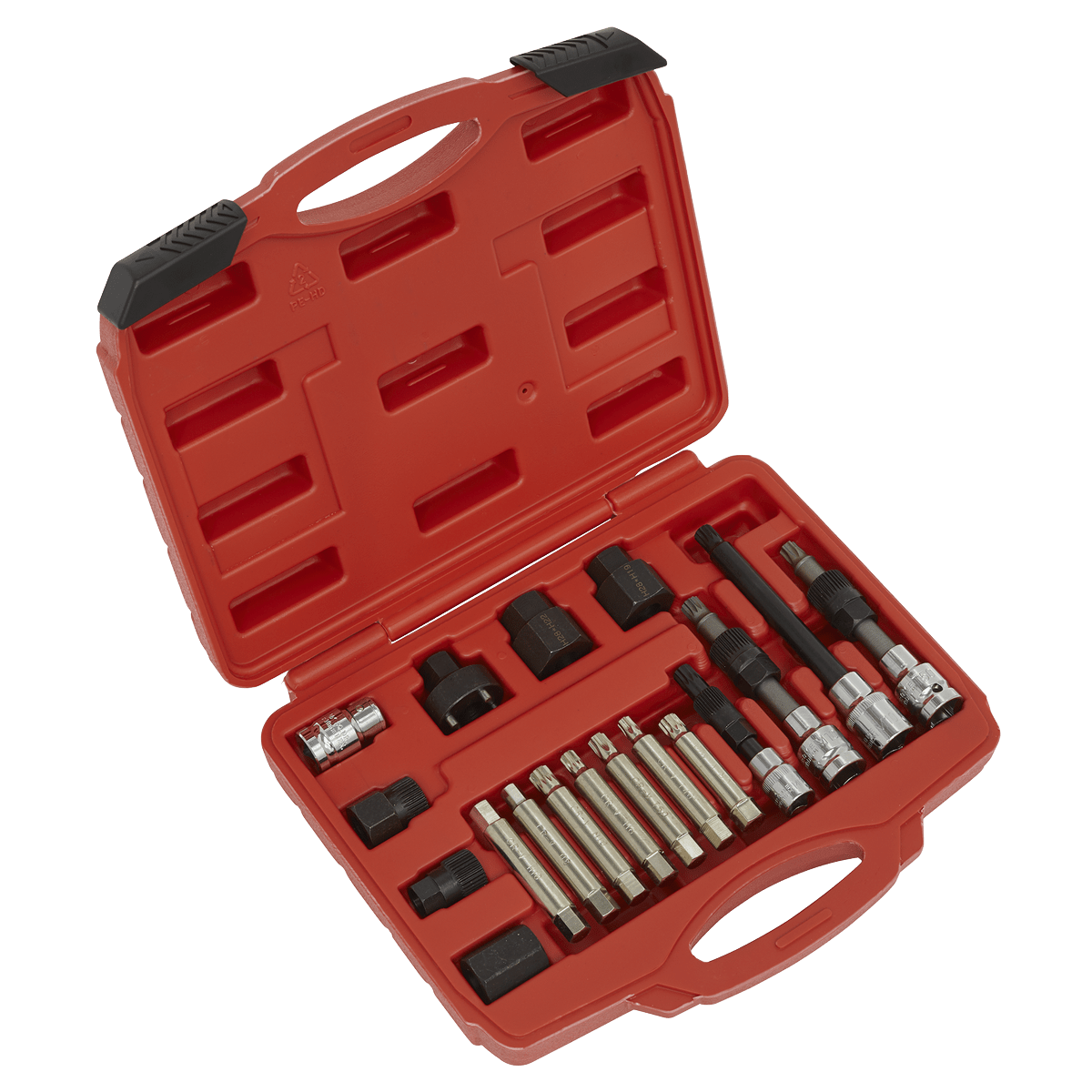 Sealey SX402 Alternator Freewheel Pulley Removal Set 18pc - SX402 - Sealey Tools UK - Trade Counter Direct