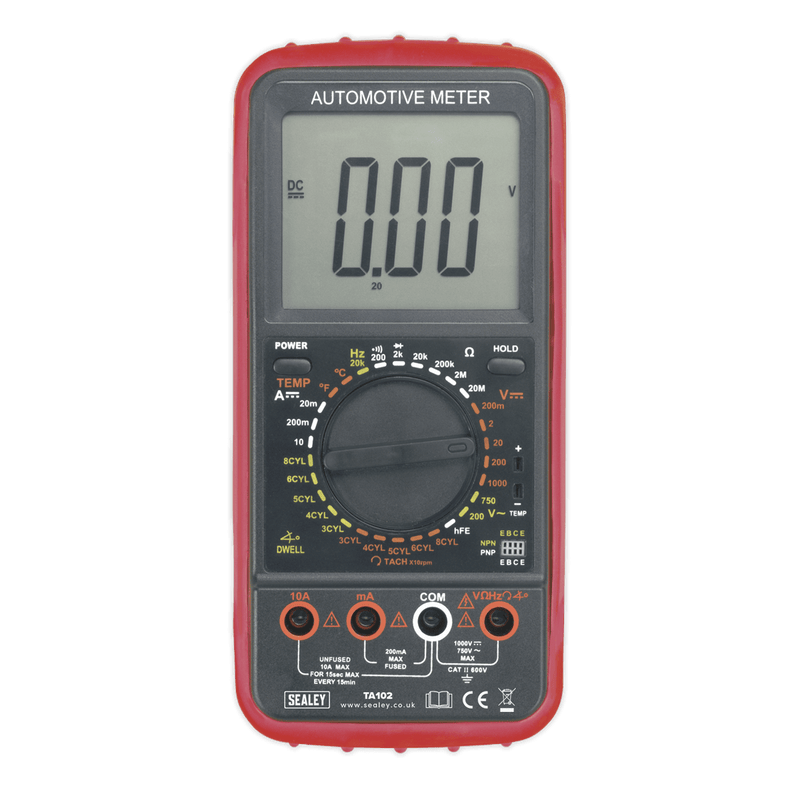 Sealey TA102 Digital Automotive Analyser 11 - Function - TA102 - Sealey Tools UK - Trade Counter Direct