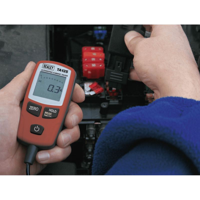 Sealey TA125 Automotive Current Tester Mini, Standard & Maxi Blade Fuses 80A - TA125 - Sealey Tools UK - Trade Counter Direct