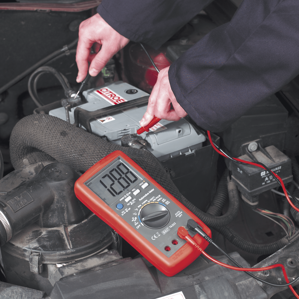 Sealey TA202 14-Function Digital Automotive Multimeter with Inductive Coupler - TA202 - Sealey Tools UK - Trade Counter Direct