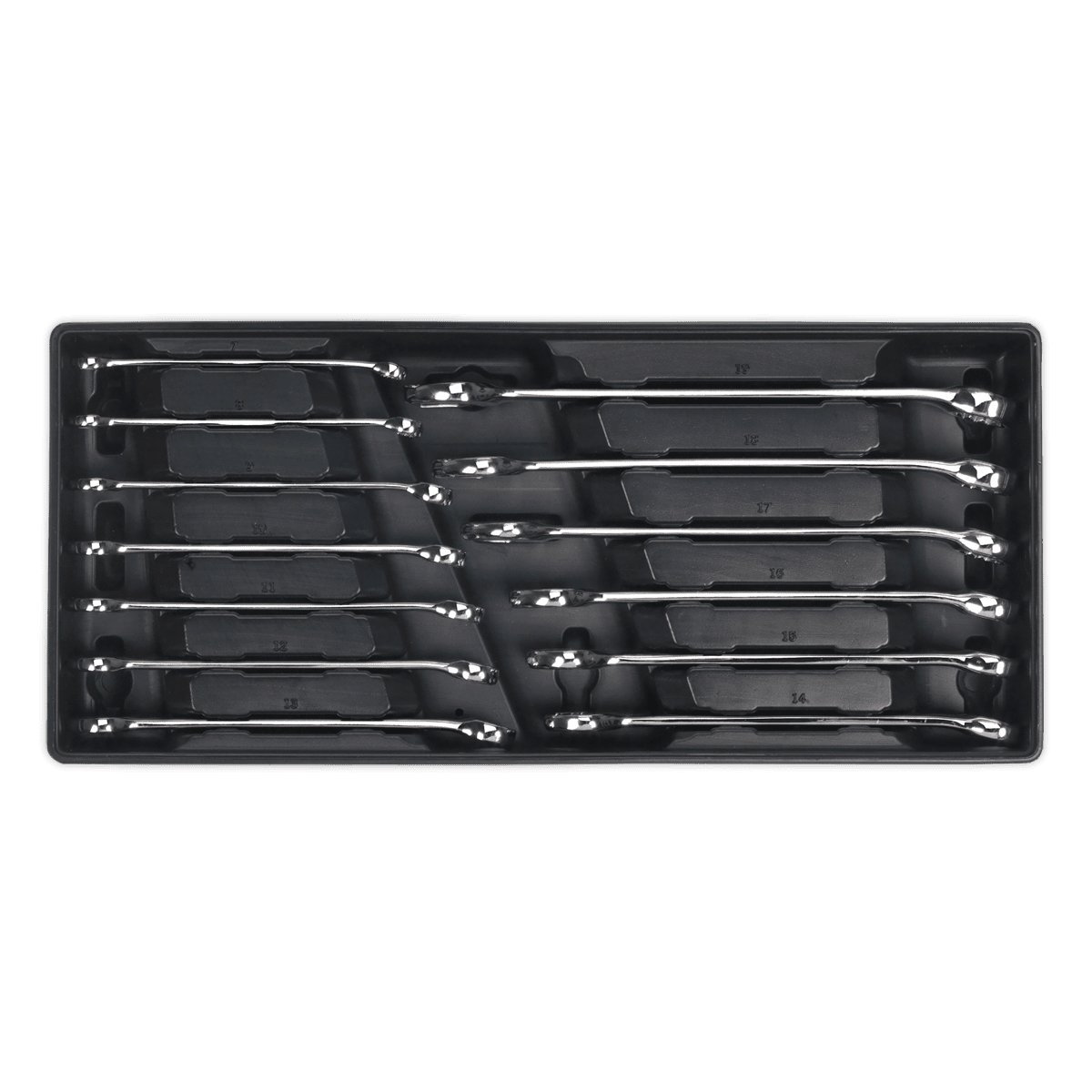 Sealey TBT01 Tool Tray with Combination Spanner Set 13pc Metric - TBT01 - Sealey Tools UK - Trade Counter Direct