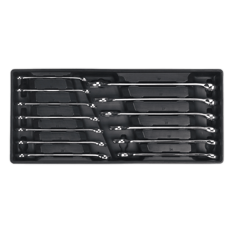 Sealey TBT01 Tool Tray with Combination Spanner Set 13pc Metric - TBT01 - Sealey Tools UK - Trade Counter Direct