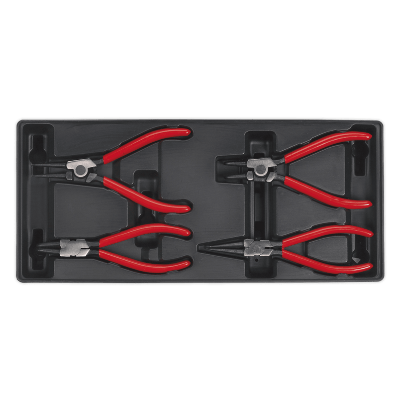 Sealey TBT03 Tool Tray with Circlip Pliers Set 4pc - TBT03 - Sealey Tools UK - Trade Counter Direct