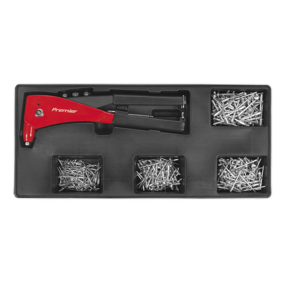 Sealey TBT15 Tool Tray with Riveter & 400 Assorted Rivet Set - TBT15 - Sealey Tools UK - Trade Counter Direct