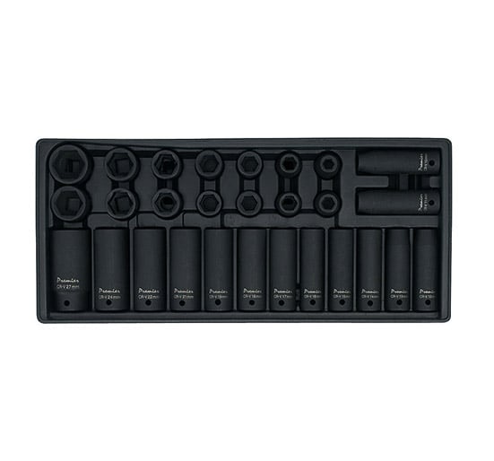 Sealey TBT24 Tool Tray with Impact Socket Set 28pc 1/2in Sq Drive - SLY-14388 - Sealey Tools UK - Trade Counter Direct