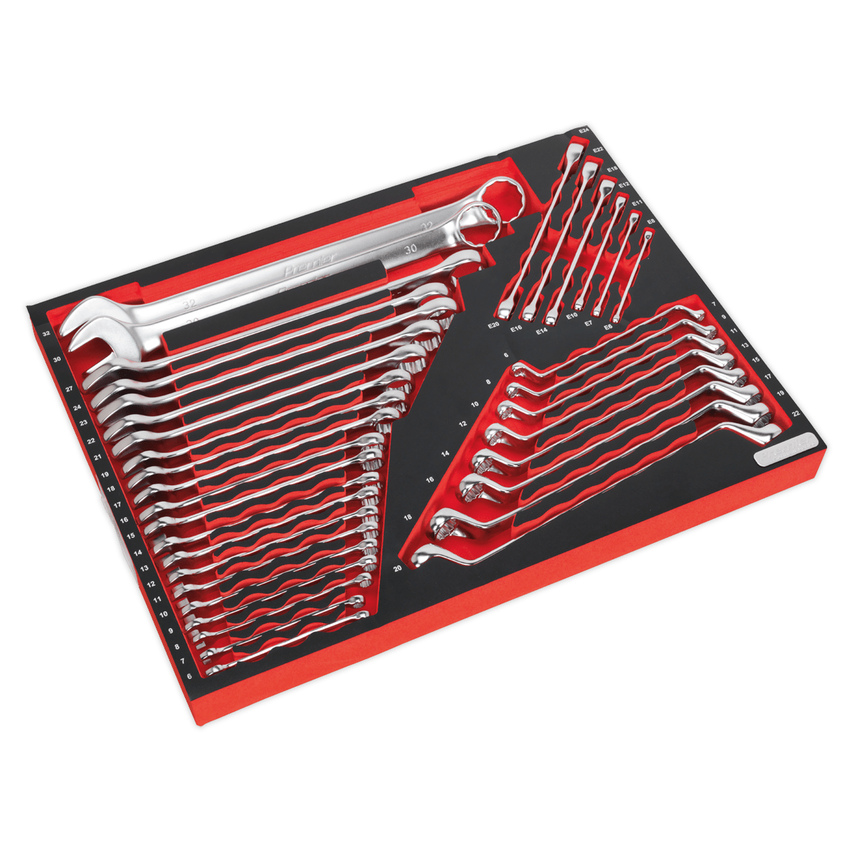 Sealey TBTPCOMBO1 Superline PRO® Tool Chest Combination 14 Drawer with 446pc Tool Kit - Red - TBTPCOMBO1 - Sealey Tools UK - Trade Counter Direct