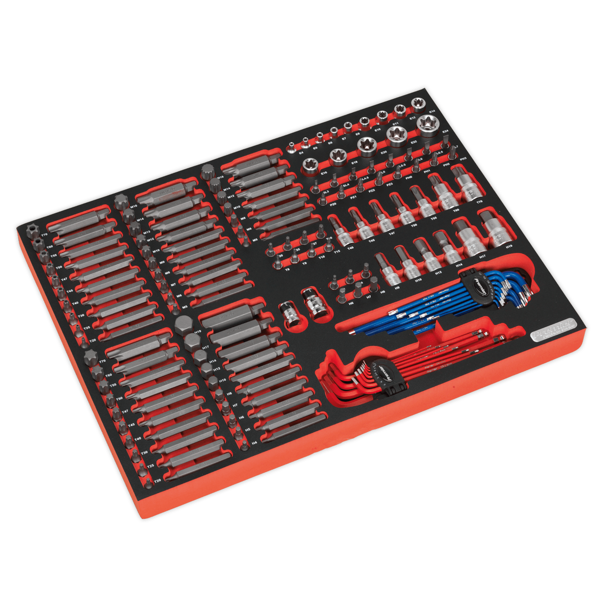 Sealey TBTPCOMBO2 Superline PRO® Tool Chest Combination 14 Drawer with 446pc Tool Kit - Black - TBTPCOMBO2 - Sealey Tools UK - Trade Counter Direct