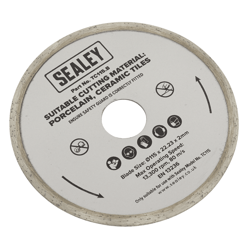 Sealey TC115.B Replacement Blade for TC115 Tile Cutter - TC115.B - Sealey Tools UK - Trade Counter Direct